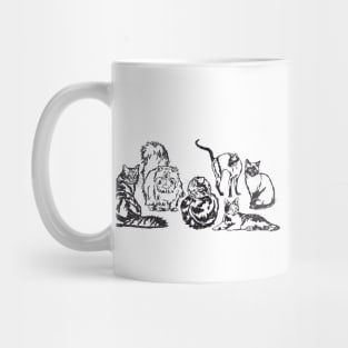 Kitty Lineup! Mug